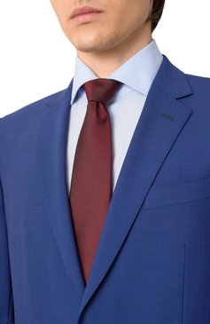 Мужской галстук BOSS красного цвета, арт. 50531940 | Фото 2 (Материал: Текстиль, Синтетический материал, Шелк; Нос: Не проставлено; Материал сплава: Проставлено; Принт: Без принта)