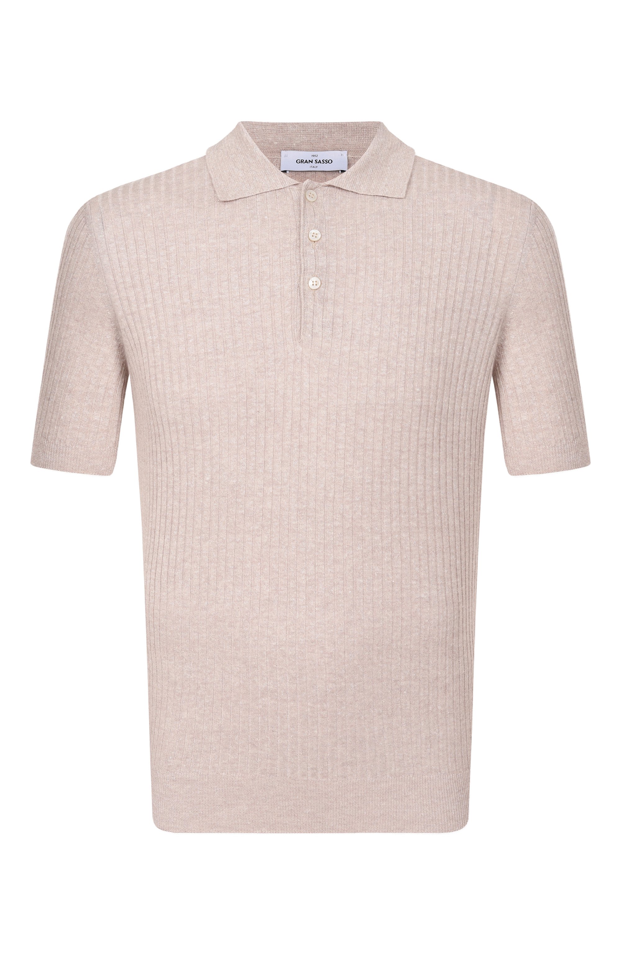 Поло изо льна и хлопка GRAN SASSO, арт. 57118/18641, фото 1