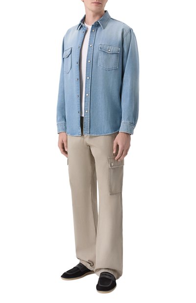 Замшевые пенни-лоферы florio DOLCE & GABBANA, арт. A50744/A0084, фото 2