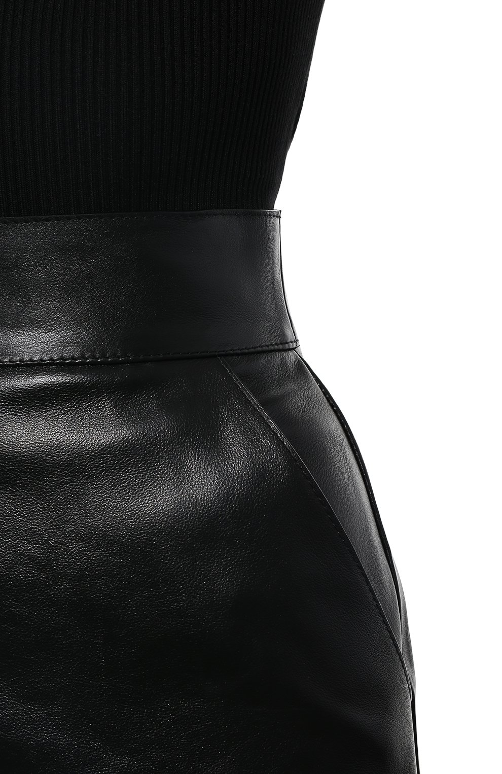 Кожаная юбка DOLCE & GABBANA, арт. F4CBQL/HUL0J, фото 5