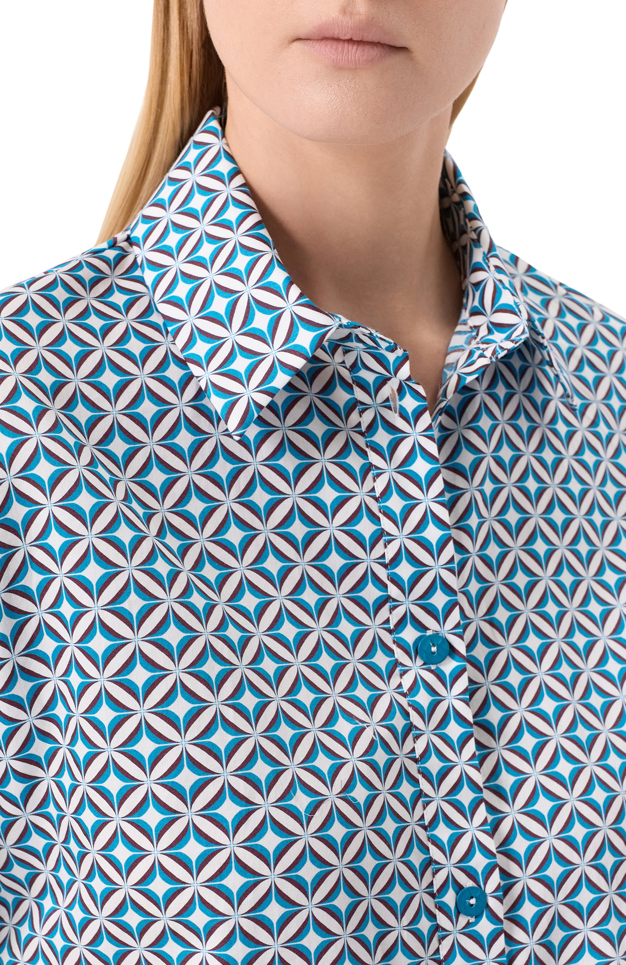 Хлопковая рубашка MAX MARA, арт. BCHCREA 261611101, фото 5