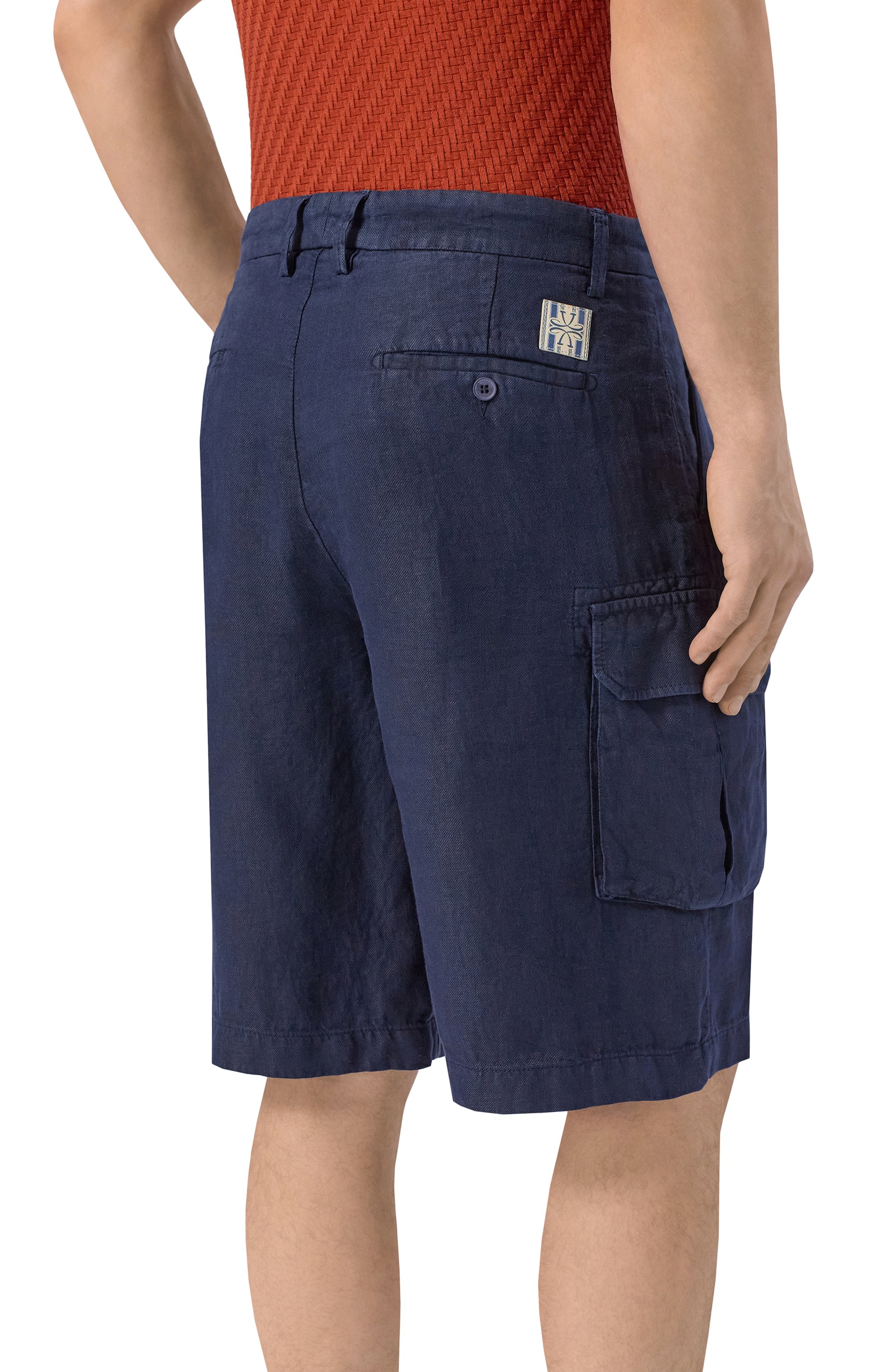 Льняные шорты JACOB COHEN, арт. JUR_NR019 001 T891A T0, фото 4