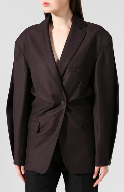 Жакет ACNE STUDIOS фиолетового цвета по цене 67100 руб., арт. AH0053, фото 3 Жакет ACNE STUDIOS, арт. AH0053, фото 3