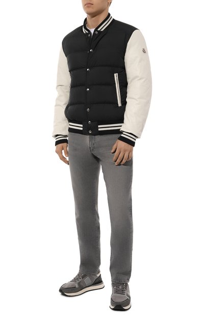 Пуховый бомбер ventoux MONCLER черного цвета по цене 225500 руб., арт. 1A001-91-54A81, фото 2 Пуховый бомбер ventoux MONCLER, арт. 1A001-91-54A81, фото 2