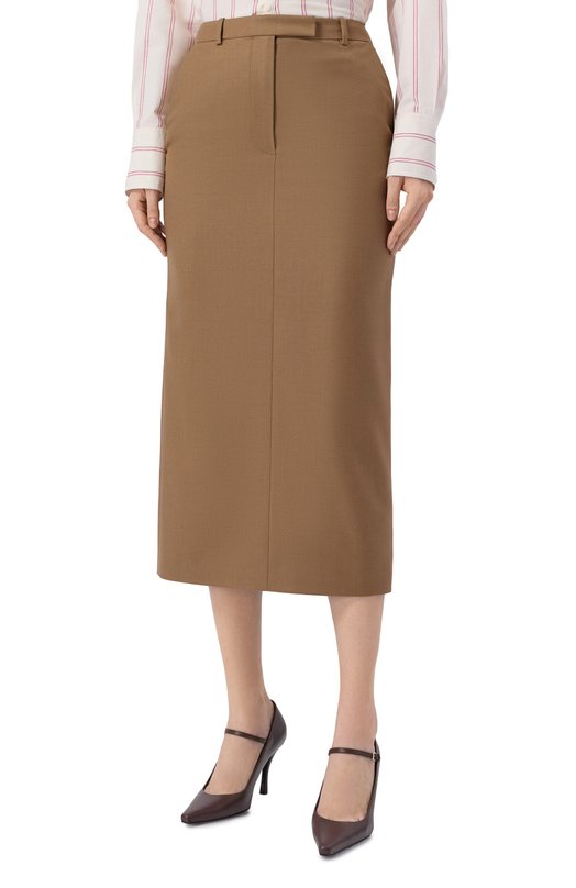 Шерстяная юбка Sashaverse SK005/CH/2113.303/W Коричневый  SK005/CH/2113.303/W Фото 3
