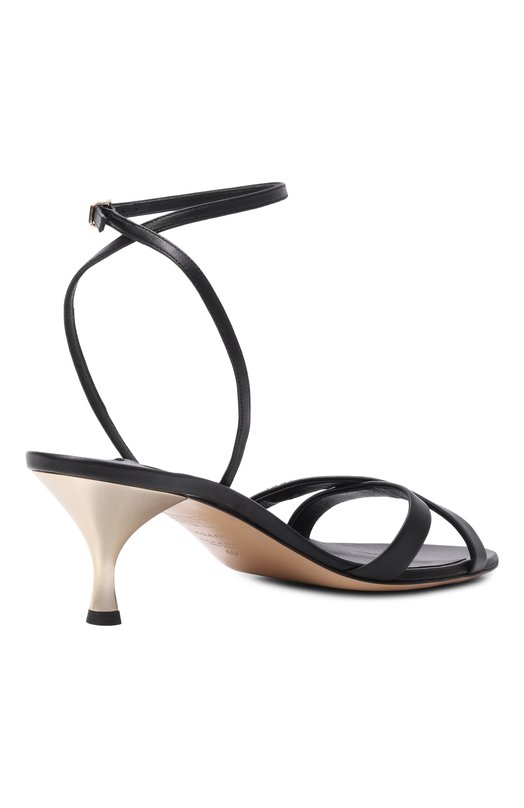 Кожаные босоножки Julia Casadei 1L461B0501/C3024 Чёрный  1L461B0501/C3024 Фото 5