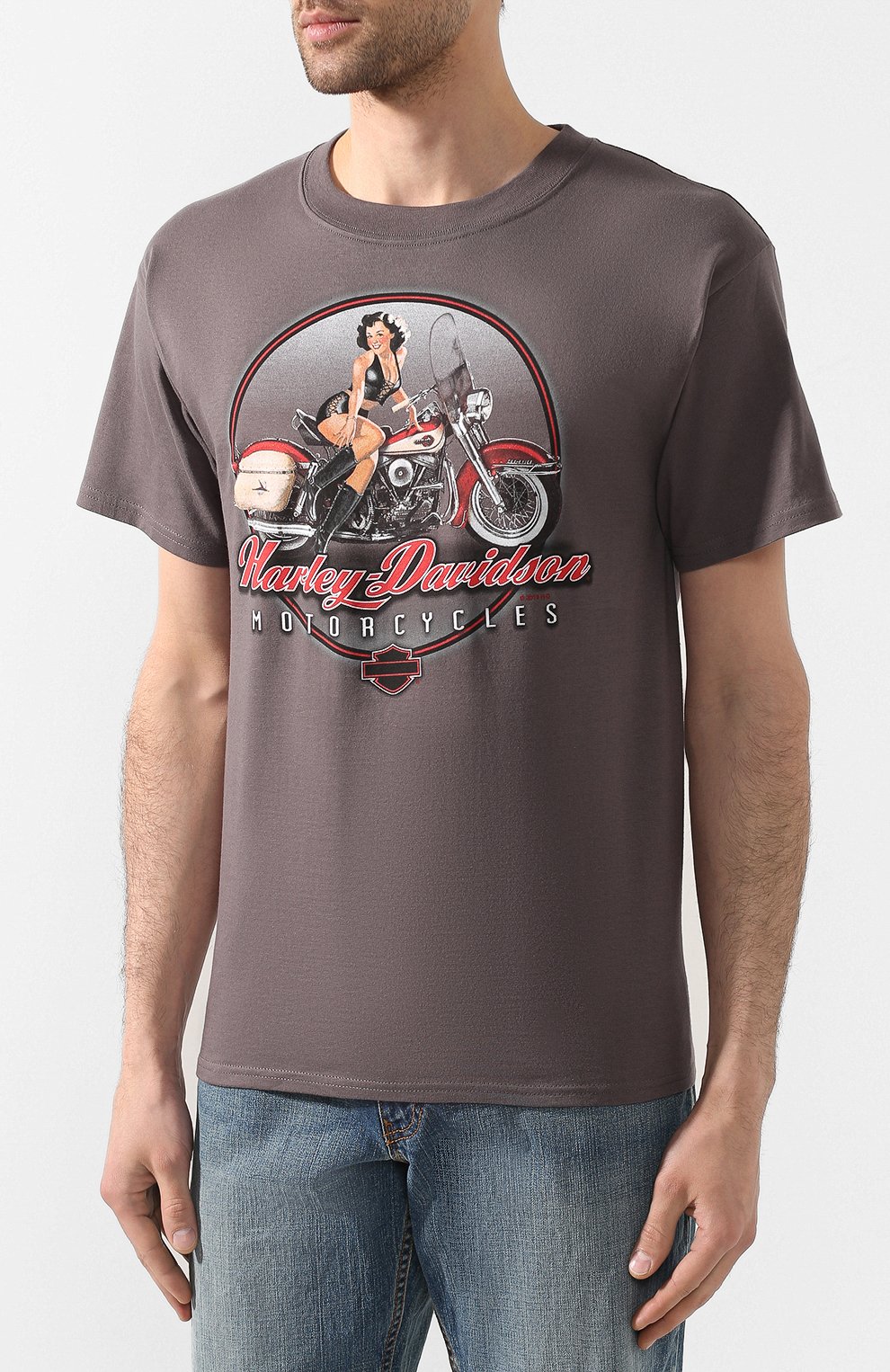 Хлопковая футболка exclusive for moscow HARLEY-DAVIDSON, арт. R003089, фото 3