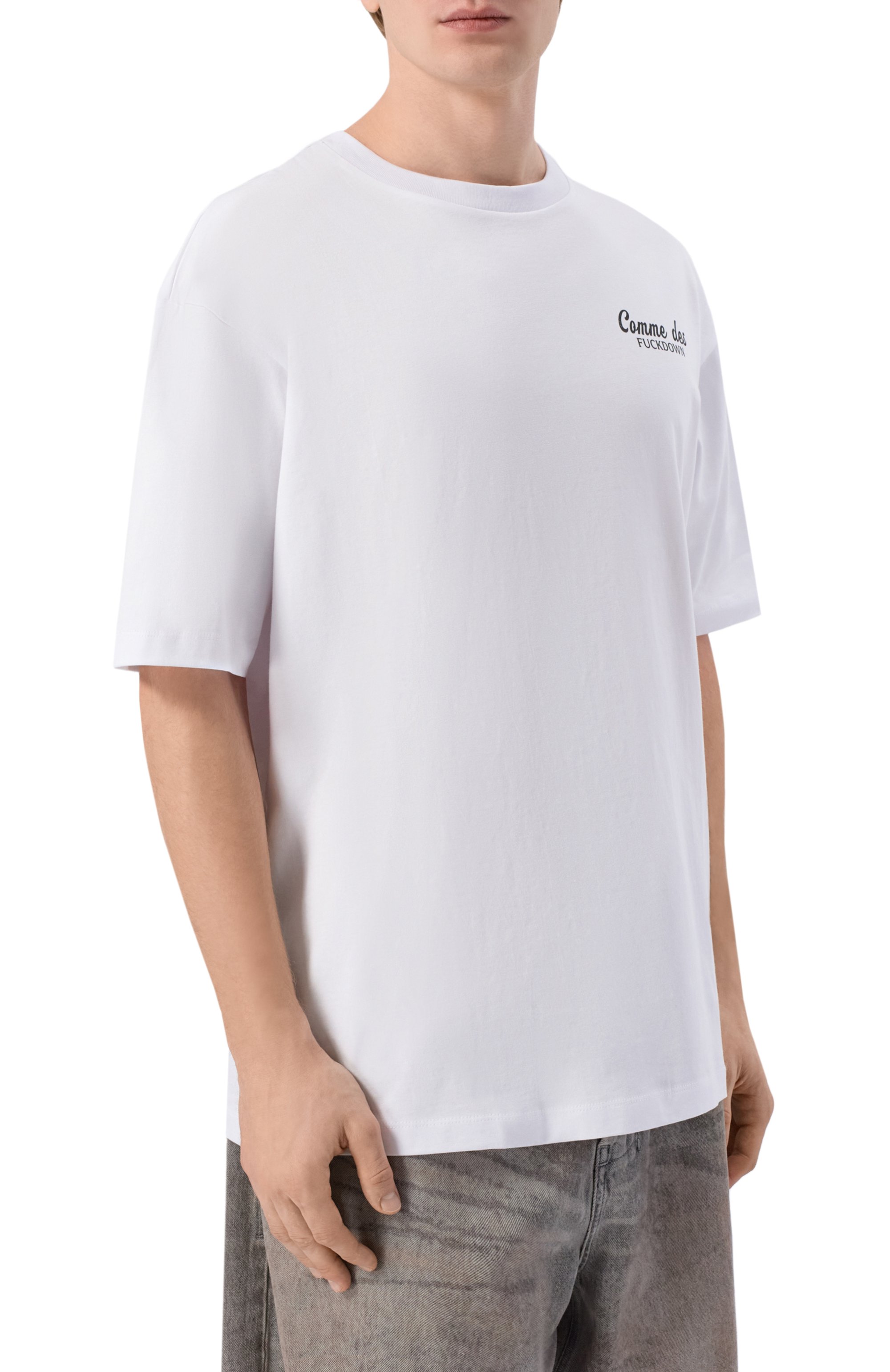 Хлопковая футболка COMME DES FUCKDOWN, арт. CFABM01929, фото 3