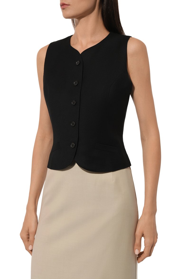 Жилет из шерсти и кашемира LESYANEBO, арт. FW23/H-411/ZIG, фото 1