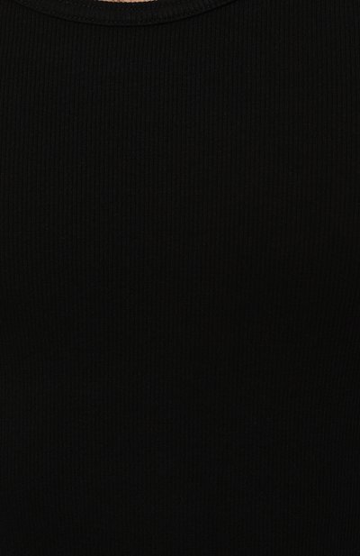 Хлопковая майка BURBERRY черного цвета по цене 39950 руб., арт. 8089756, фото 5 Хлопковая майка BURBERRY, арт. 8089756, фото 5