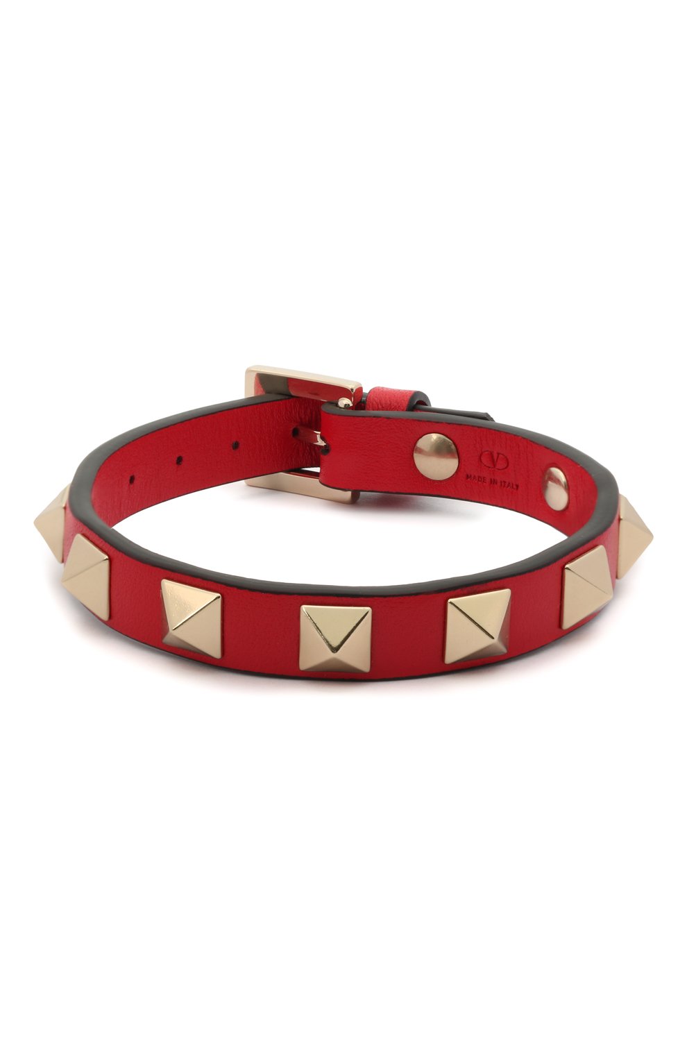 Браслет rockstud VALENTINO красного цвета по цене 28900 руб., арт. VW2J0255/VIT, фото 1 Браслет rockstud VALENTINO, арт. VW2J0255/VIT, фото 1