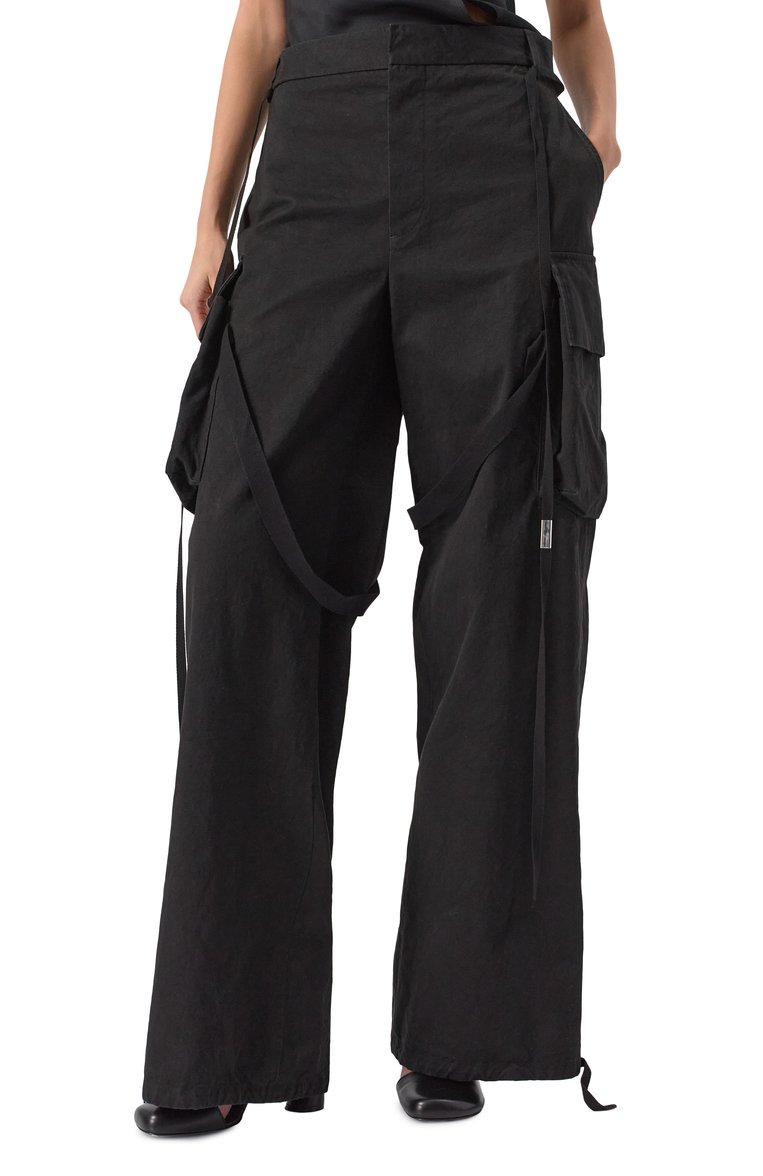 Хлопковые брюки-карго ANN DEMEULEMEESTER, арт. B0012423/FA559, фото 1