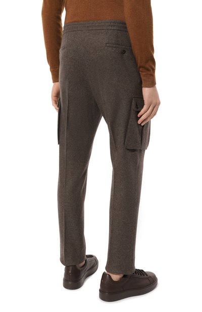 Шерстяные брюки-карго CORNELIANI, арт. 924L14-3818801, фото 4