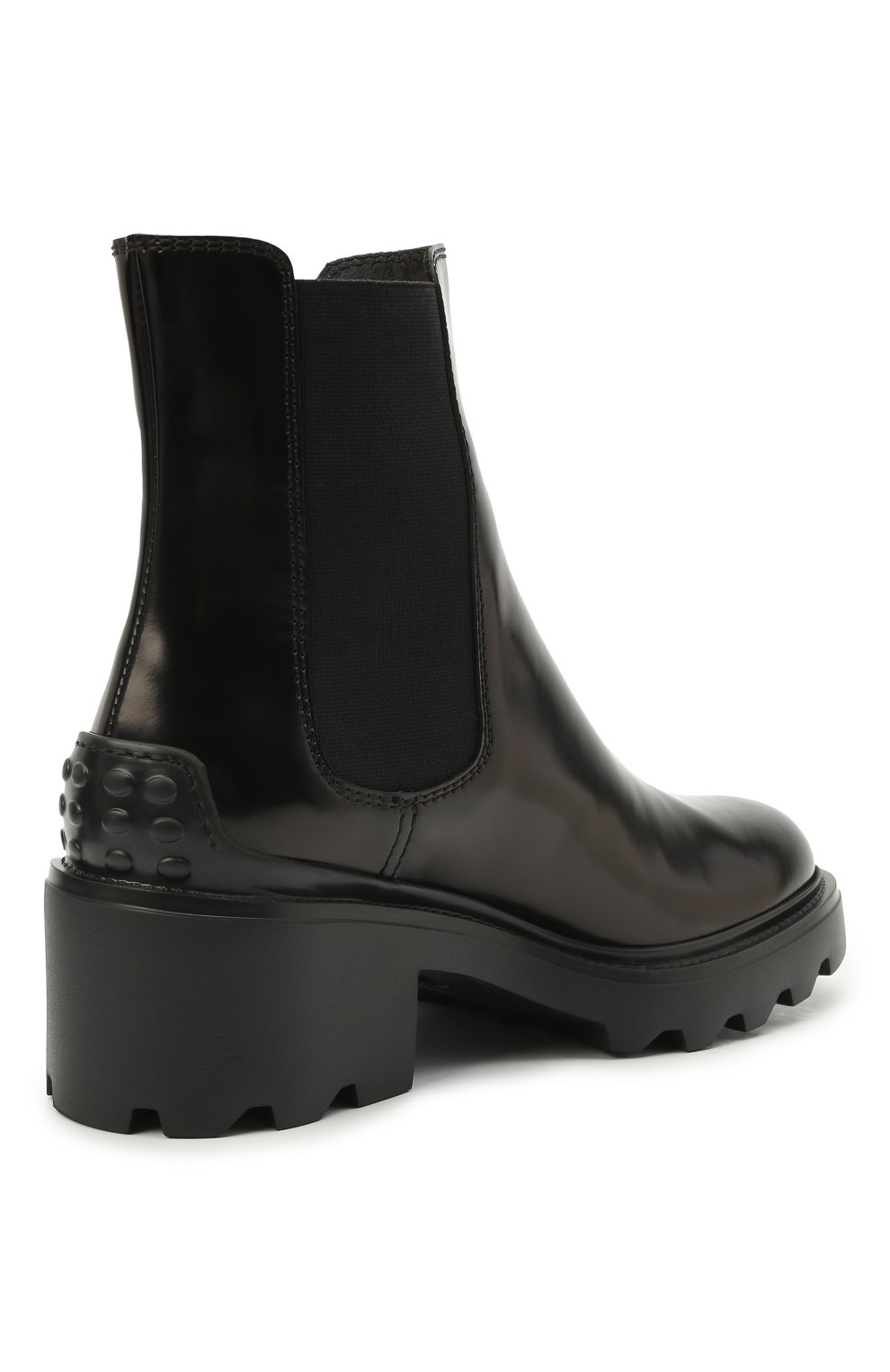 Кожаные ботинки TOD’S черного цвета по цене 69300 руб., арт. XXW08D0EA10AKT, фото 4 Кожаные ботинки TOD’S, арт. XXW08D0EA10AKT, фото 4
