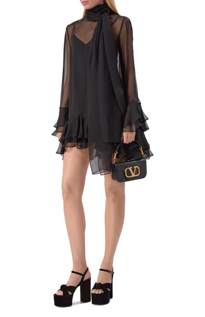 Бархатные босоножки crasher 125 VALENTINO, арт. 8W2S0NS1/WPJ, фото 3