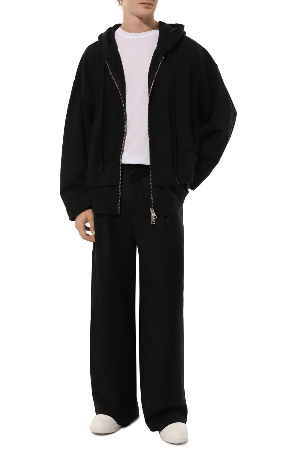 Хлопковая толстовка ANDREA YA'AQOV, арт. 24MFEP01, фото 2