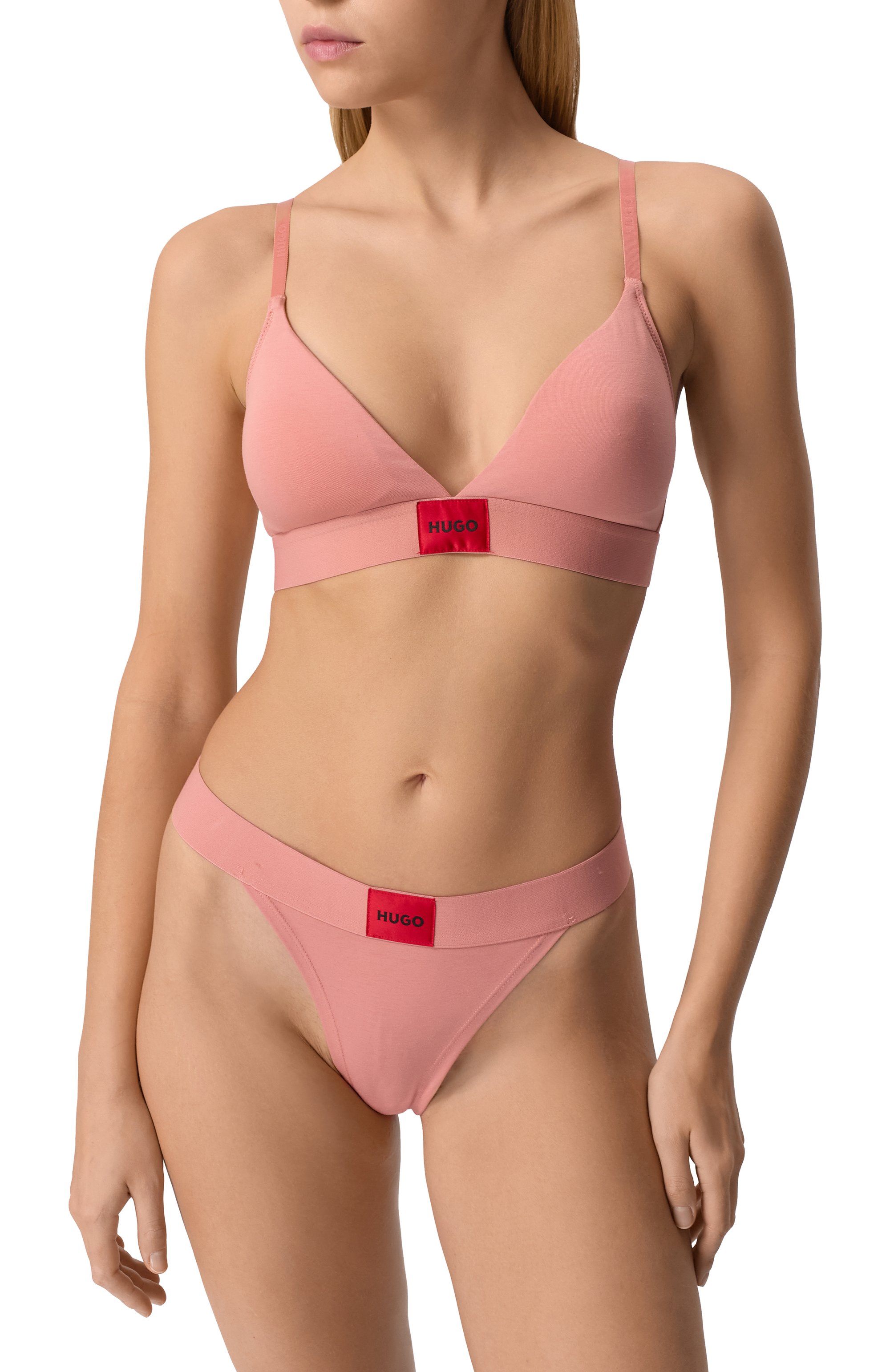 Хлопковые трусы-стринги HUGO, арт. 50503102, фото 2