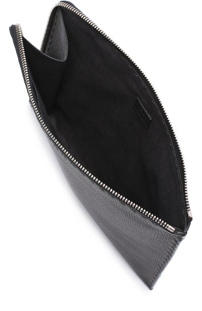 Кожаная папка для документов на молнии FENDI черного цвета по цене 74200 руб., арт. 7M0225/NDU, фото 4 Кожаная папка для документов на молнии FENDI, арт. 7M0225/NDU, фото 4