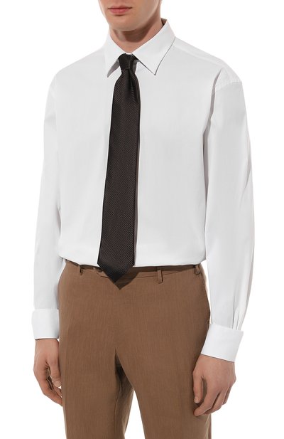 Хлопковая сорочка PRADA, арт. UCM473-F62-F0009, фото 3