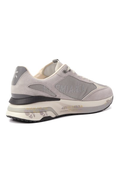 Комбинированные кроссовки moerun PREMIATA серого цвета по цене 33600 руб., арт. M0ERUN/VAR 7304, фото 5 Комбинированные кроссовки moerun PREMIATA, арт. M0ERUN/VAR 7304, фото 5