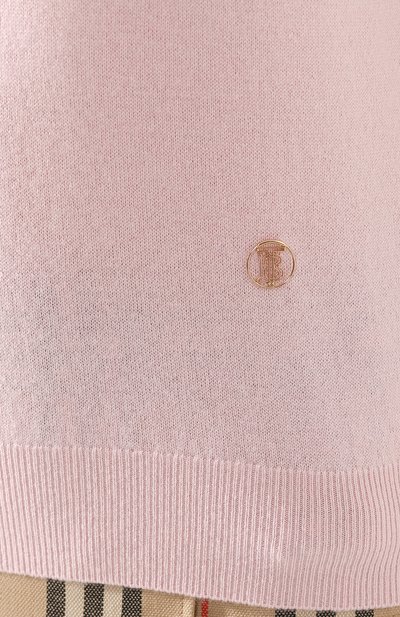 Кашемировый топ BURBERRY розового цвета по цене 79950 руб., арт. 8028820, фото 5 Кашемировый топ BURBERRY, арт. 8028820, фото 5