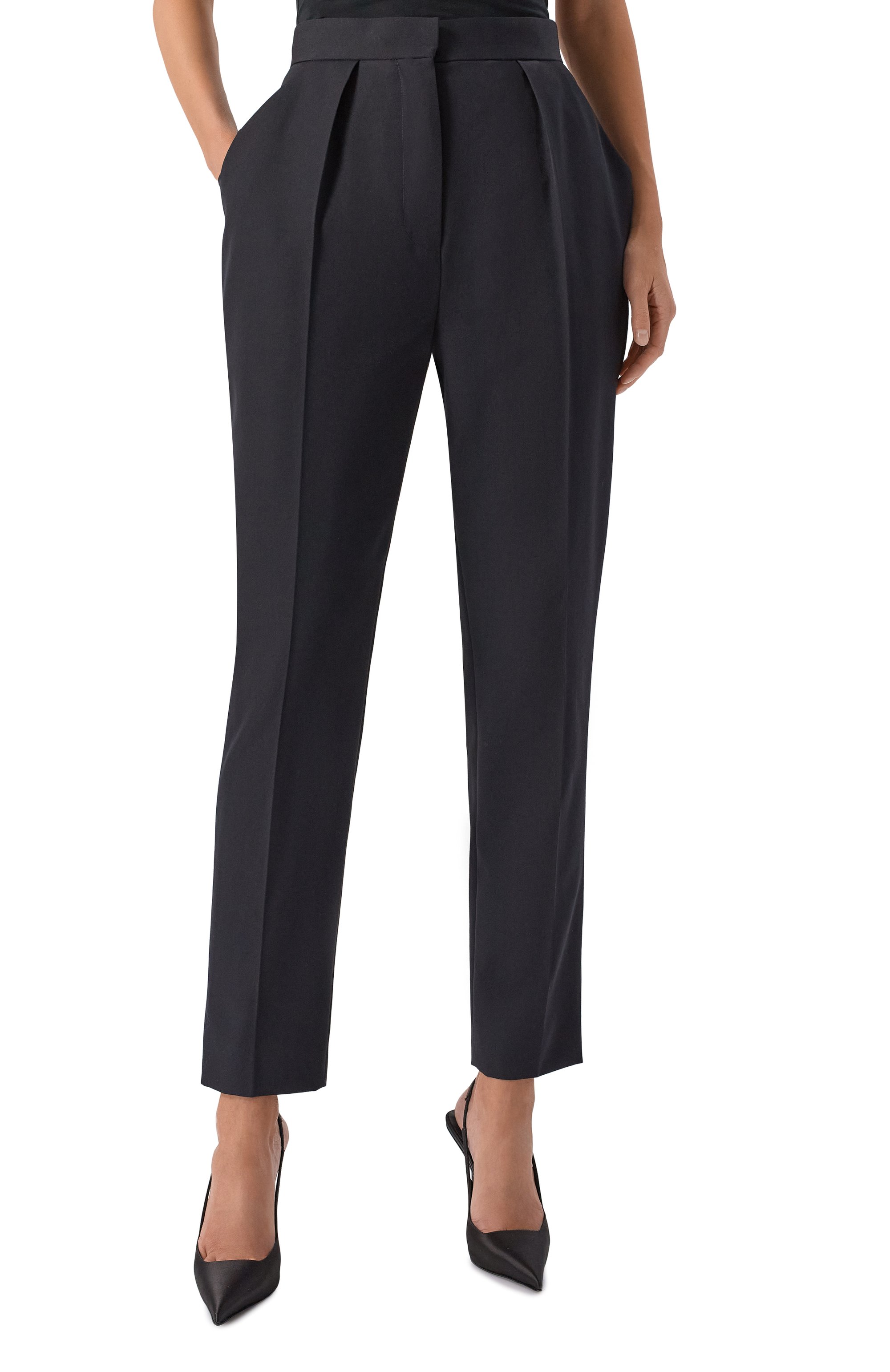 Шерстяные брюки BALMAIN, арт. FF0PN190/WC09, фото 3