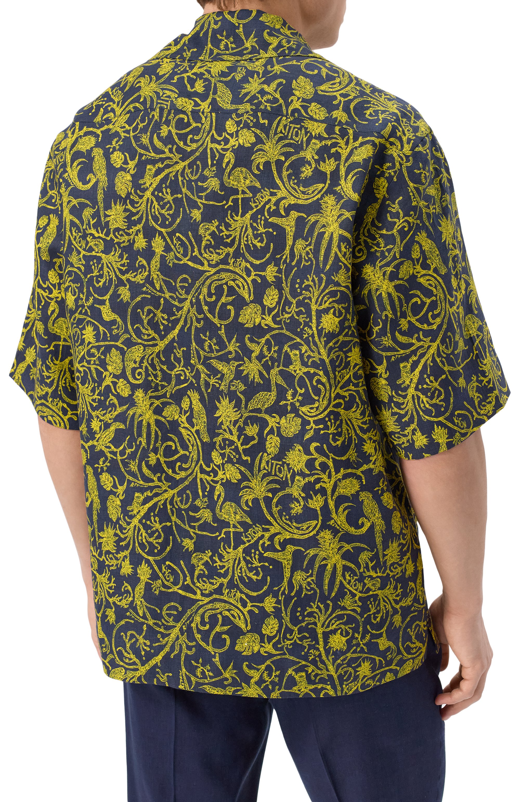 Льняная рубашка KITON, арт. UMC028H0930401, фото 4