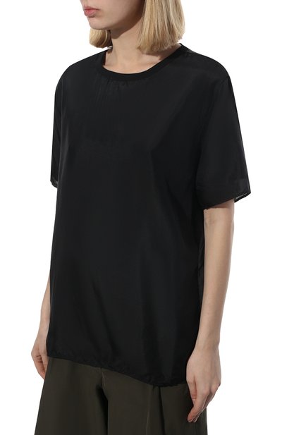 Футболка из хлопка и шелка DRIES VAN NOTEN, арт. 221-031101-4627, фото 3