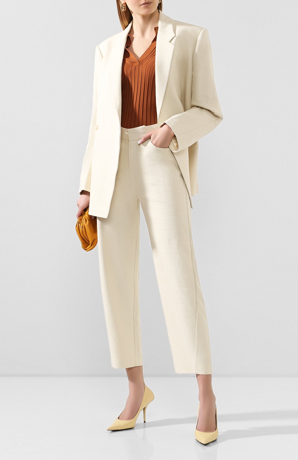 Жакет из хлопка TOTEME, арт. L0RE0 202-111-713, фото 2