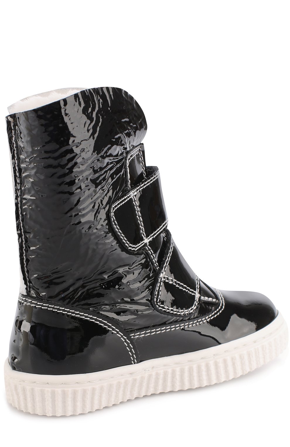 Лаковые сапоги с застежками велькро и внутренней меховой отделкой MISSOURI, арт. 2954Z/18-26, фото 3