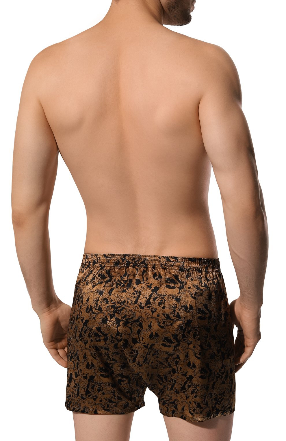 Шелковые боксеры DEREK ROSE, арт. 6030-BRIN103, фото 3