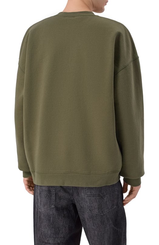 Хлопковый свитшот Dsquared2 S74GU0928/D25029 Хаки  S74GU0928/D25029 Фото 4
