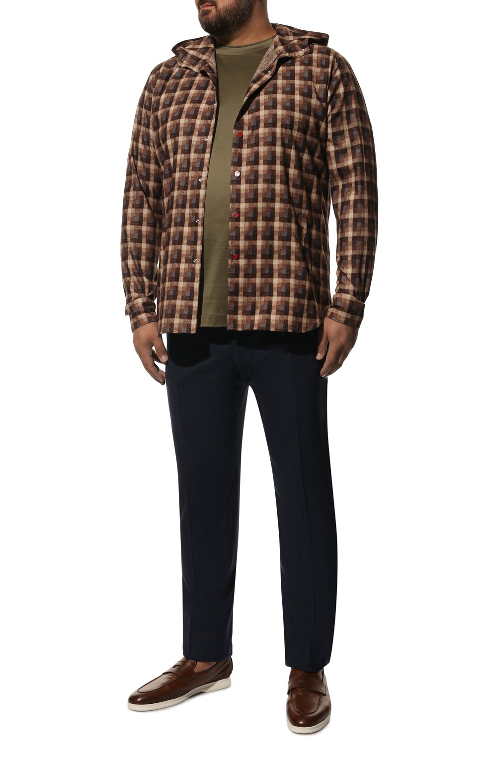 Хлопковая рубашка KITON, арт. UMCMARH0830802/46-50, фото 2