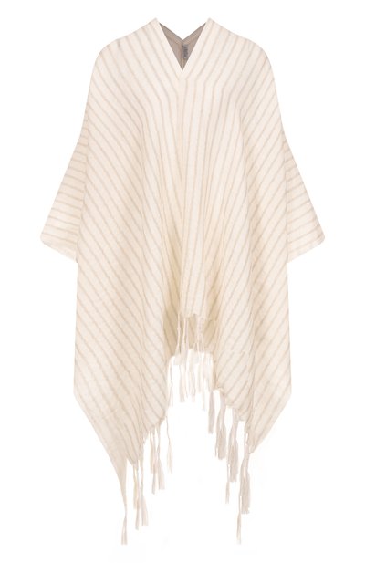 Женская накидка из шерсти и льна BRUNELLO CUCINELLI, арт. MSCDVSP03