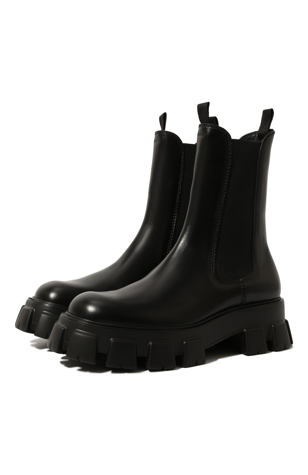 Кожаные челси PRADA, арт. 2UE027-B4L-F0002, фото 1