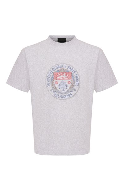 Мужская хлопковая футболка BALENCIAGA, арт. 850261/TTVV3