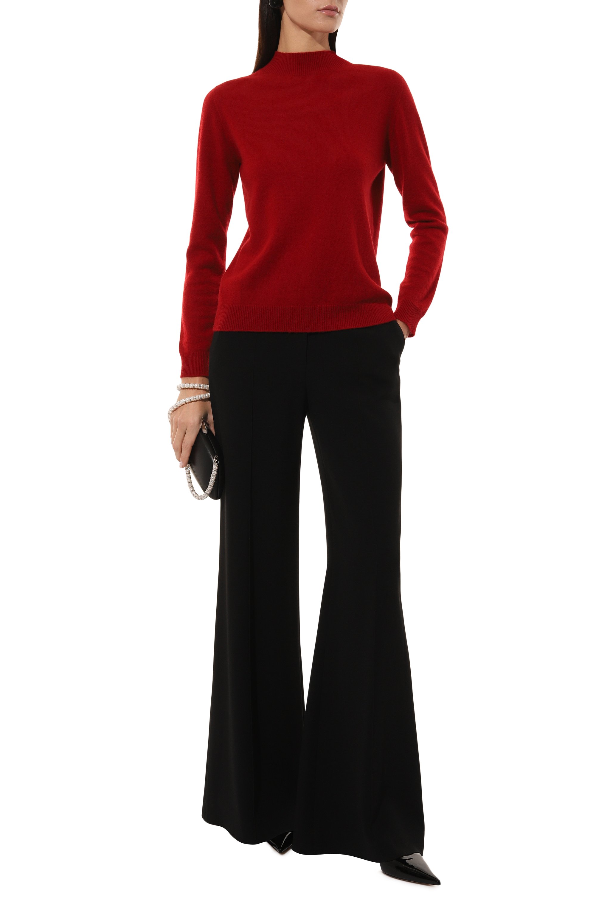 Кашемировый пуловер BORNE BOURGEOIS красного цвета по цене 46500 руб., арт. KW-JP-BO-7013, фото 2 Кашемировый пуловер BORNE BOURGEOIS, арт. KW-JP-BO-7013, фото 2