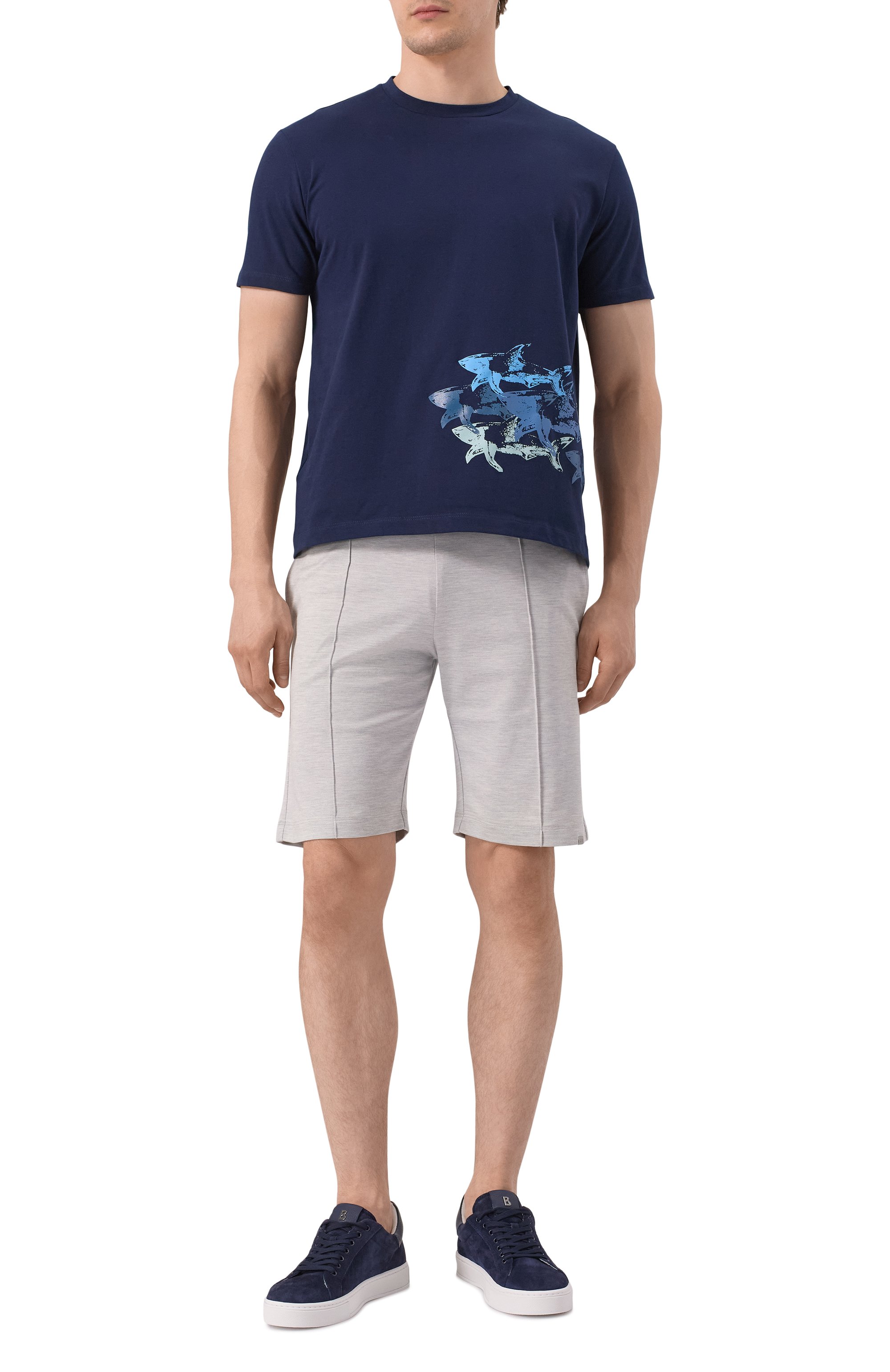 Хлопковая футболка PAUL&SHARK, арт. 25411040, фото 2