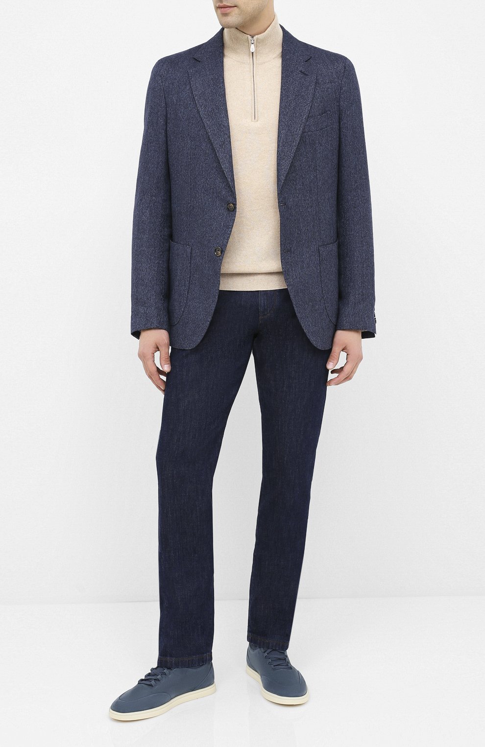 Кожаные кеды soho walk LORO PIANA, арт. FAL2899, фото 2