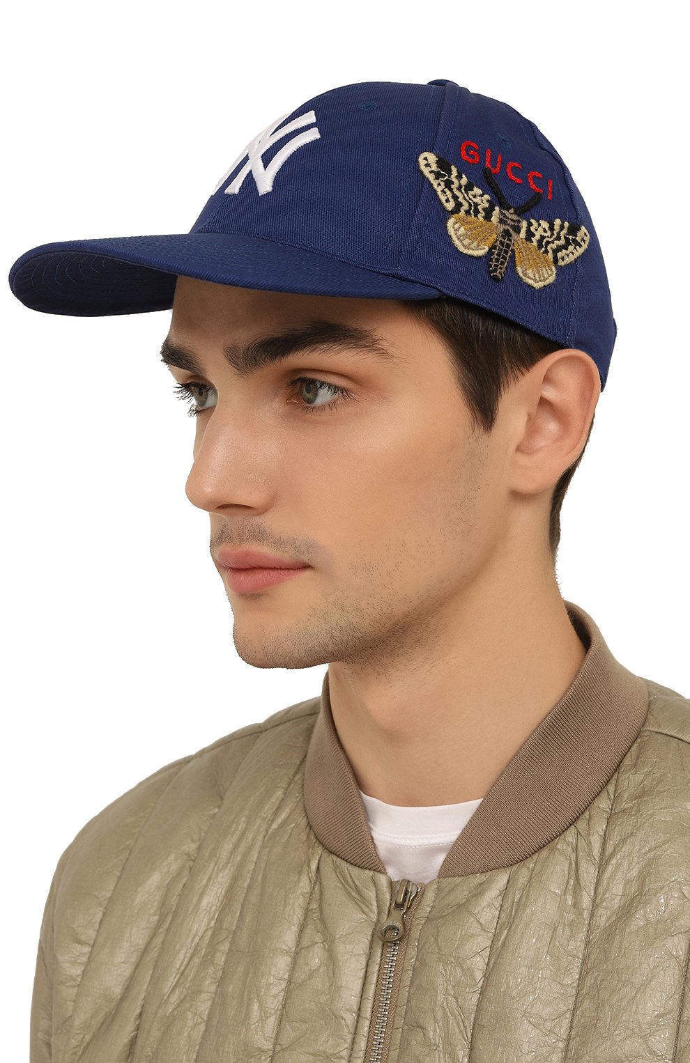 Хлопковая бейсболка GUCCI, арт. 538565 4HE20, фото 2