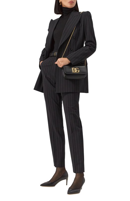 Кожаные туфли Cardinale 60 Dolce & Gabbana CD1839/B7261 Чёрный  CD1839/B7261 Фото 2