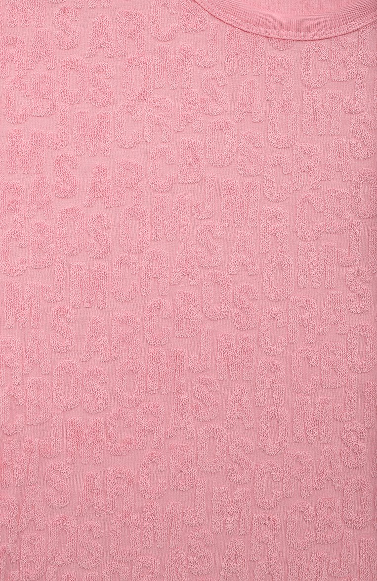 Детское платье MARC JACOBS (THE) розового цвета, арт. W60076/6A-12A | Фото 3 (Материал внешний: Синтетический материал, Хлопок; Рукава: Короткие; Случай: Повседневный; Девочки Кросс-КТ: Платье-одежда; Ростовка одежда: 9 лет | 134 см, 12 лет | 152 см, 5 лет | 110 см, 7 лет | 122 см)