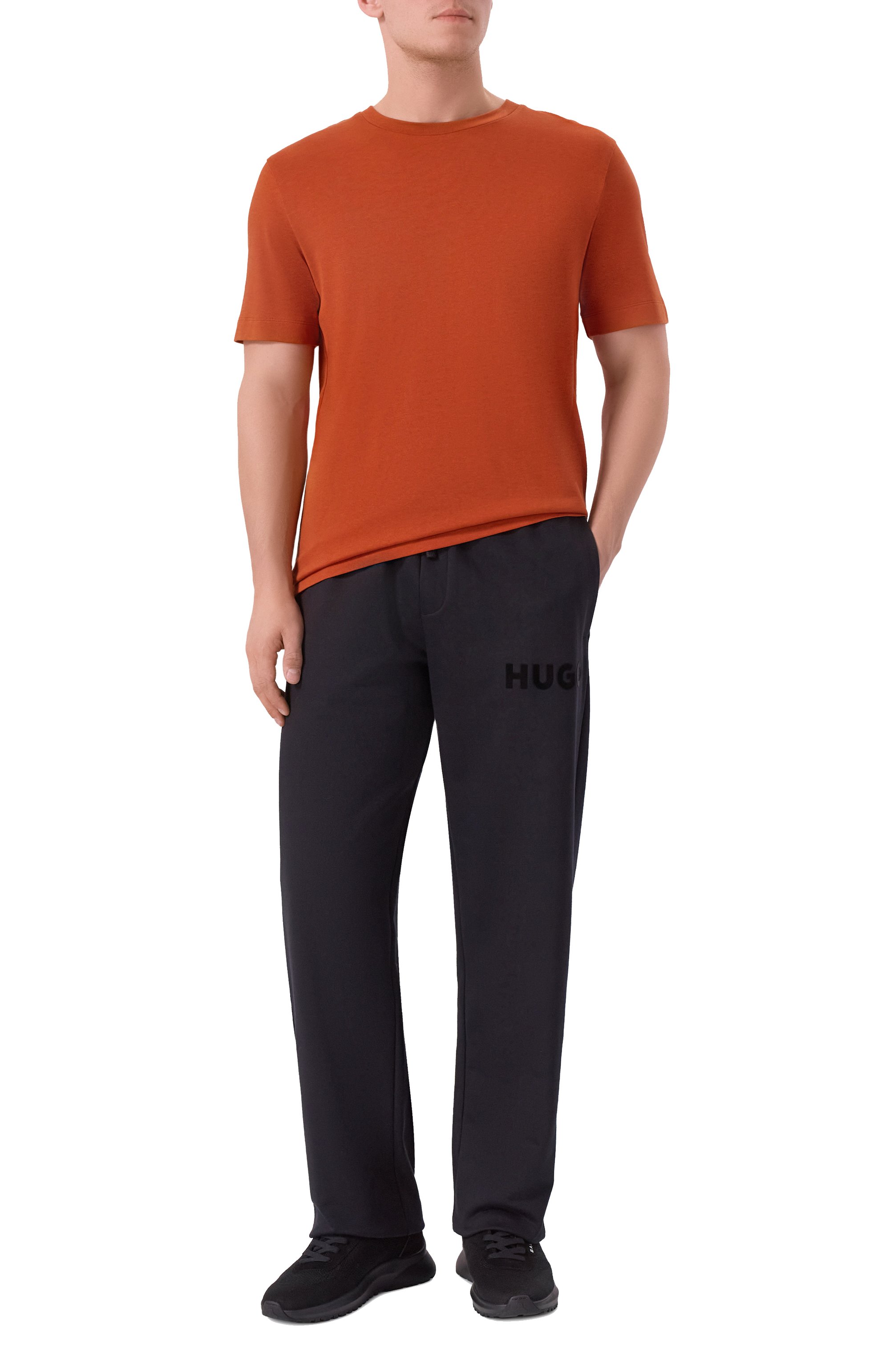 Хлопковые брюки HUGO, арт. 50529110, фото 2