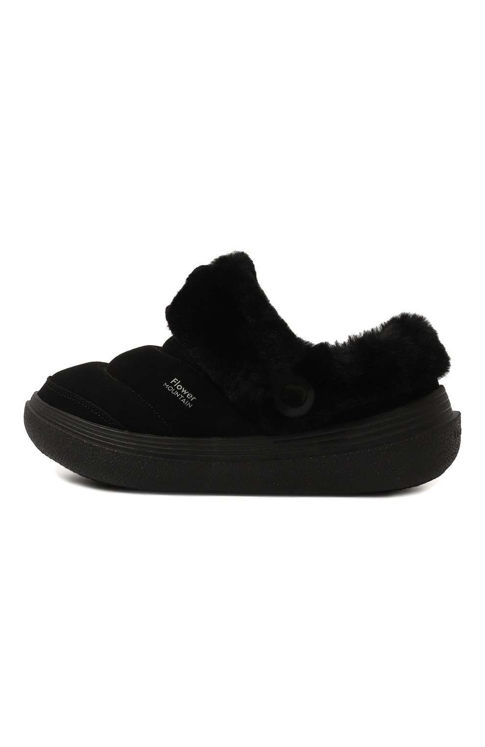 Замшевые сабо fami mid FLOWER MOUNTAIN черного цвета по цене 33450 руб., арт. 001 2018889/01, фото 4 Замшевые сабо fami mid FLOWER MOUNTAIN, арт. 001 2018889/01, фото 4