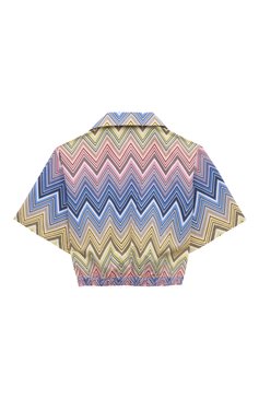 Детский комплект из рубашки и шорт MISSONI разноцветного цвета, арт. MU3A40/P0388/4-10 | Фото 3 (Материал внешний: Хлопок; Кросс-КТ: костюм; Рукава: Короткие; Ростовка одежда: 6 лет | 116 см, 8 лет | 128 см, 10 - 11 лет | 140 - 146см)