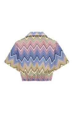 Детский комплект из рубашки и шорт MISSONI разноцветного цвета, арт. MU3A40/P0388/4-10 | Фото 3 (Рукава: Короткие; Материал сплава: Проставлено; Материал внешний: Хлопок; Кросс-КТ: костюм; Драгоценные камни: Проставлено; Ростовка одежда: 6 лет | 116 см, 8 лет | 128 см, 10 - 11 лет | 140 - 146см)