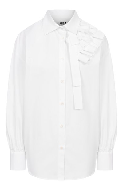 Женская хлопковая рубашка MSGM, арт. 3841MDE11X/257100