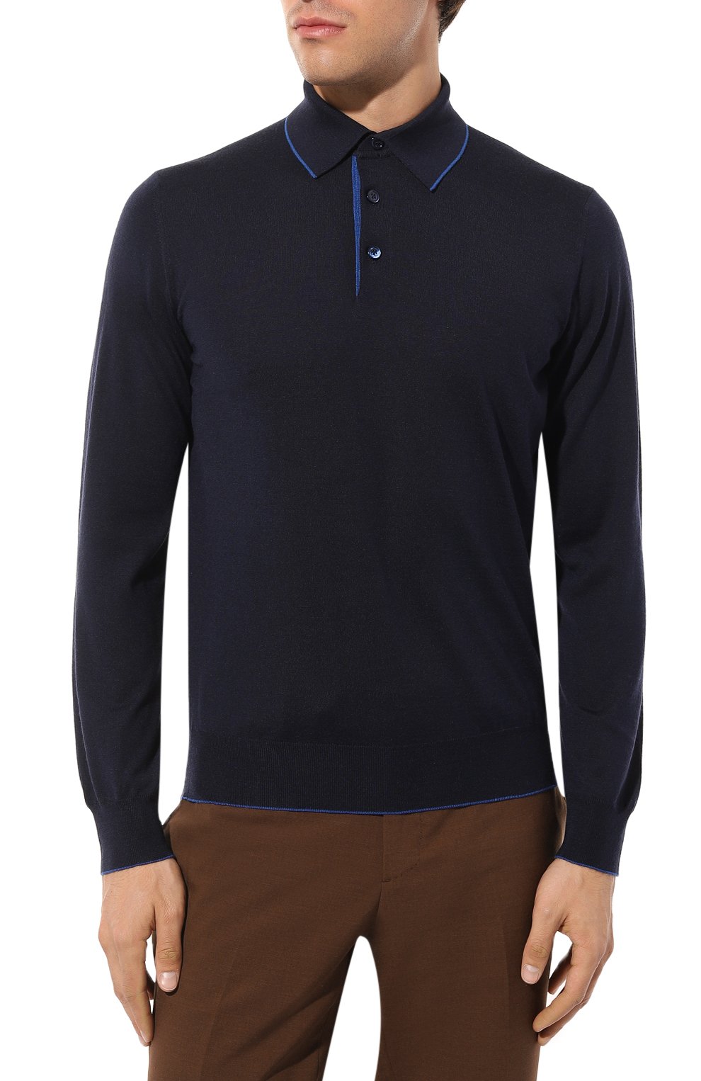 Поло из шерсти и шелка STEFANO RICCI, арт. KE08004P03/E23374, фото 3