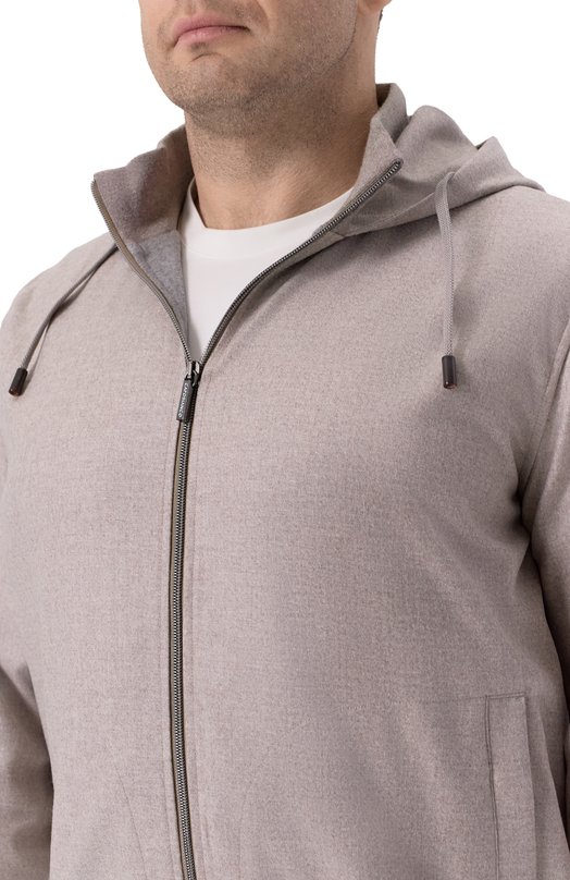 Шерстяная толстовка Capobianco 19M403.FA00./58 Бежевый  19M403.FA00./58 Фото 5