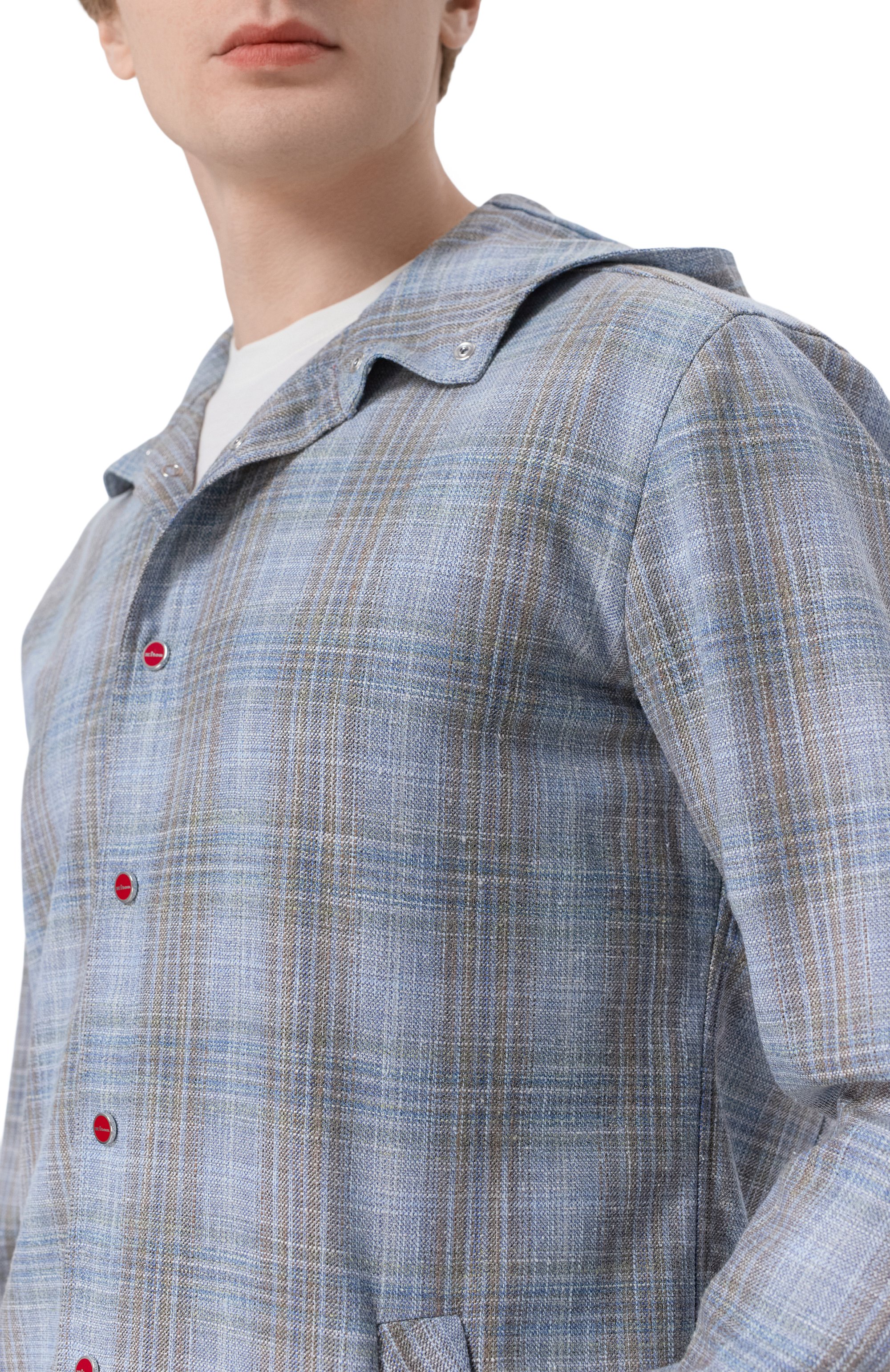 Рубашка из шерсти и шелка KITON, арт. UMCMARK0628G, фото 5